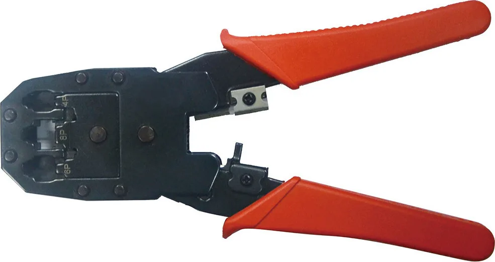 Gembird Πρέσα Ακροδεκτών Δικτύου RJ12, RJ11, RJ45, RJ10, RJ22 με Απογυμνωτή (Μήκος 180mm) T-WC-04 - Image 1
