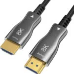 Claroc Claroc Aoc HDMI 2.1 Ultra High Speed 48Gbps 4K 120Hz HDR VRR Cable HDMI male - HDMI male 5m Μαύρο FEN-HDMI-21-5M