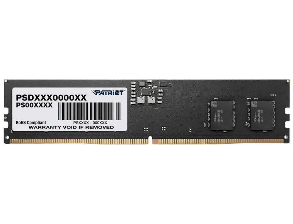 Patriot Signature Line DDR5 με Module 1x8GB και Ταχύτητα 4800 για Desktop PSD58G480041 - Image 1