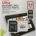 Sandisk Ultra microSDXC 64GB Class 10 UHS-I 80MB/s με αντάπτορα