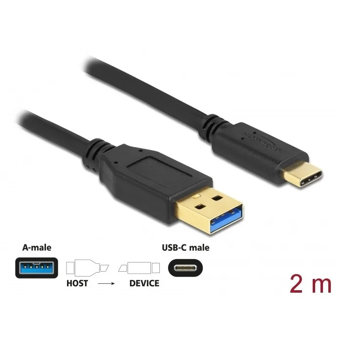 20211221122800_delock_usb_3_2_cable_usb_c_male_usb_a_male_mayro_2m_84004.jpeg DeLock USB 3.2 Cable USB-C male - USB-A Μαύρο 2m 84004 - Image 1
