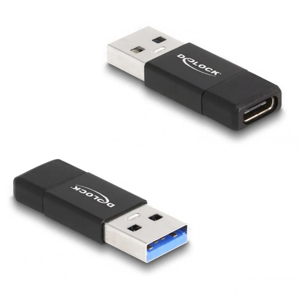 20211222105626_delock_usb_a_male_usb_c_female_60001.jpeg DeLock Μετατροπέας USB-A male σε USB-C female 1τμχ 60001 - Image 1