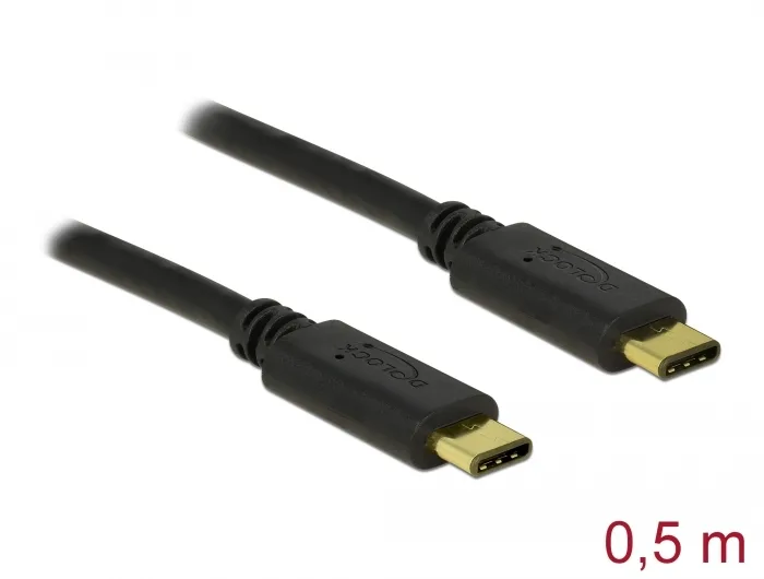 20220104102319_delock_regular_usb_2_0_cable_usb_c_male_usb_c_male_mayro_0_5m_83672.jpeg DeLock USB 2.0 Cable USB-C male - USB-C Μαύρο 0.5m 83672 - Image 1
