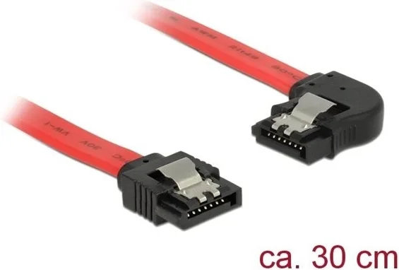 DeLock 7-Pin SATA III - 7-Pin SATA III Cable 30cm Κόκκινο (83963) - Image 1