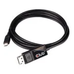Club3D USB 3.0 Cable USB-C male - DisplayPort Μαύρο 1.8m CAC-1557