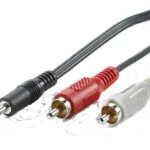 Roline Καλώδιο Ήχου 3.5mm male - RCA male Μαύρο 1.5m με Επίχρυσους Ακροδέκτες 11.09.4341