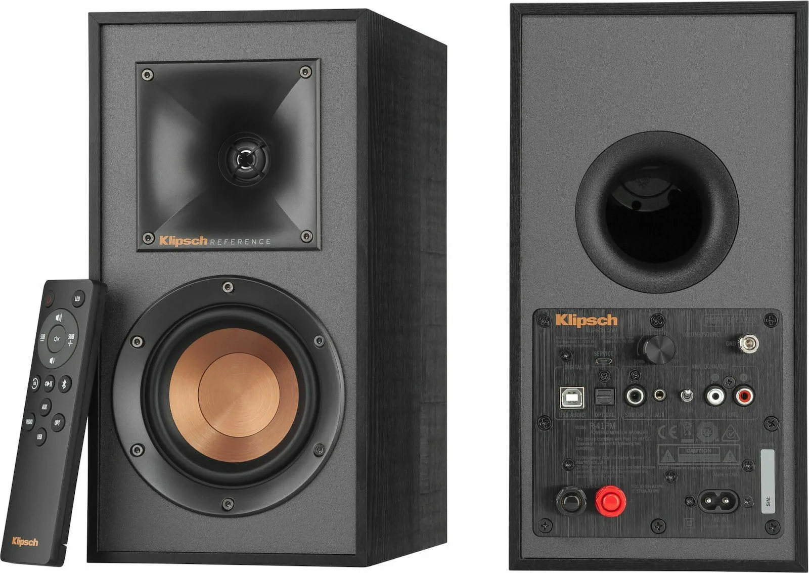 20220113161155_klipsch_aytoenischyomena_icheia_2_dromon_r_41pm_35w_zeygos_mayra.jpeg Klipsch R-41PM Αυτοενισχυόμενα Ηχεία με Bluetooth 35W (Ζεύγος) Μαύρα - Image 1