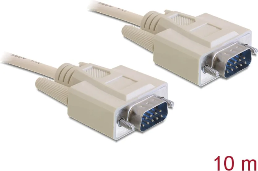 DeLock Καλώδιο RS232 9-pin male σε RS232 9-pin male 10m 82983 1τμχ - Image 1