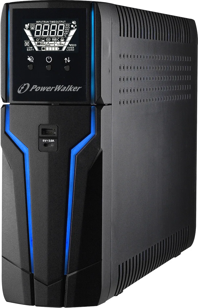 Powerwalker VI 1000 GXB IEC UPS Line-Interactive 1000VA 600W με 8 IEC Πρίζες - Image 1
