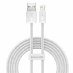 Baseus Dynamic Braided USB to Lightning Cable Λευκό 2m (CALD000502)