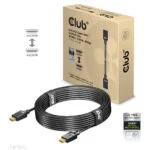 Club3D HDMI 2.1 Ultra High Speed 48Gbps 4K 120Hz HDR VRR Cable HDMI male - HDMI male 5m Μαύρο CAC-1375