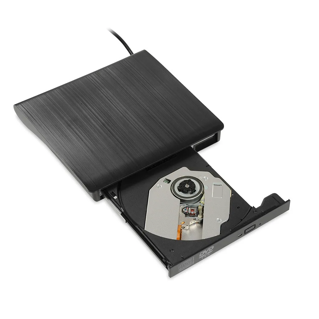 iBox Εξωτερικός Οδηγός Εγγραφής/Ανάγνωσης DVD/CD για Desktop / Laptop Μαύρο IED02 - Image 1