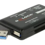 DeLock Card Reader USB 3.2 για SD/microSD/xD (91758)
