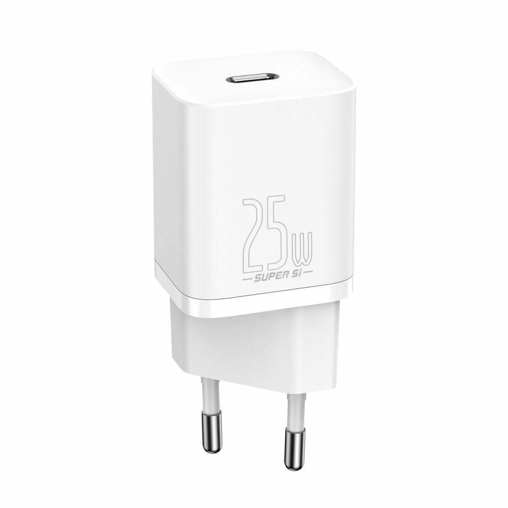 20220124122949_baseus_fortistis_choris_kalodio_me_thyra_usb_c_25w_leykos_super_si_1c.jpeg Baseus Φορτιστής Χωρίς Καλώδιο με Θύρα USB-C 25W Λευκός (Super Si 1C) - Image 1