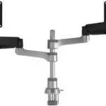 R-Go Tools Βάση Γραφείου για 2 Οθόνες έως 32" με Βραχίονα Ασημί (RGOVLCA4TWSI)