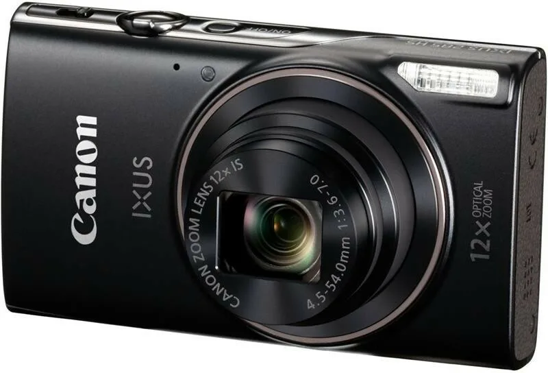 Canon Ixus 285 HS Compact Φωτογραφική Μηχανή 20.2MP Οπτικού Ζουμ 12x με Οθόνη 3" και Ανάλυση Video Full HD (1080p) Μαύρη - Image 1