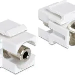 DeLock Keystone Module Stereo Jack 3.5 mm Female to Stereo Jack 3.5 mm Female