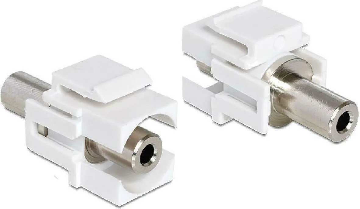 20220203162813_delock_keystone_module_stereo_jack_3_5_mm_female_to_stereo_jack_3_5_mm_female.jpeg DeLock Keystone Module Stereo Jack 3.5 mm Female to Stereo Jack 3.5 mm Female - Image 1