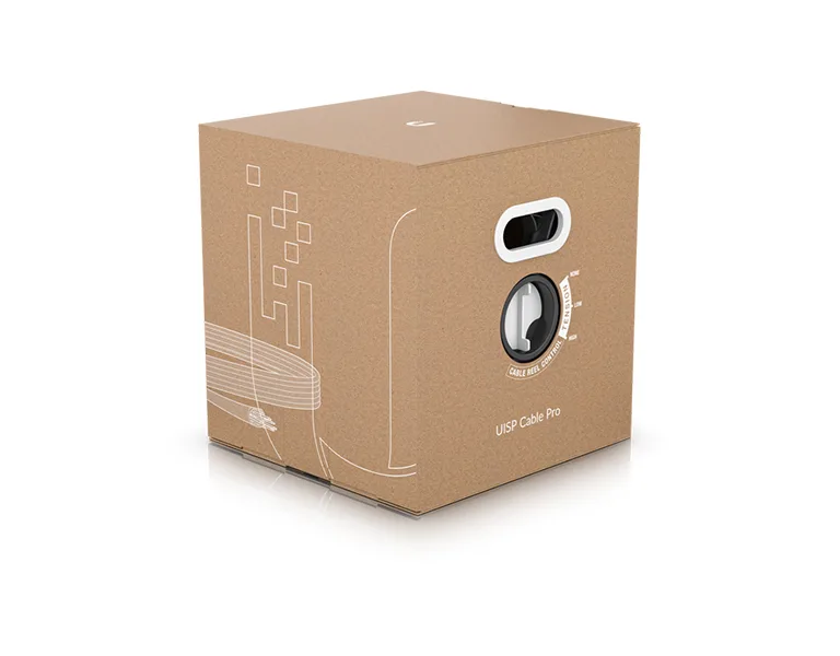 Ubiquiti F/FTP Cat.5e (Gigabit) Καλώδιο Δικτύου Ethernet εξωτερικού χώρου χωρίς ακροδέκτες 305m Λευκό UISP-CABLE-PRO - Image 1