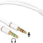 DeLock Μετατροπέας 3.5mm male σε 3.5mm female Λευκό 1τμχ 65585
