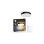 Philips Smart Πλαφονιέρα Οροφής 42.5εκ. Μαύρη με Ενσωματωμένο LED και Τηλεχειριστήριο 915005996901