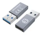 Graugear GrauGear Μετατροπέας USB-A male σε USB-C female Γκρι 1τμχ