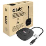 Club3D USB-C Docking Station με DisplayPort Μαύρο (CSV-1550)