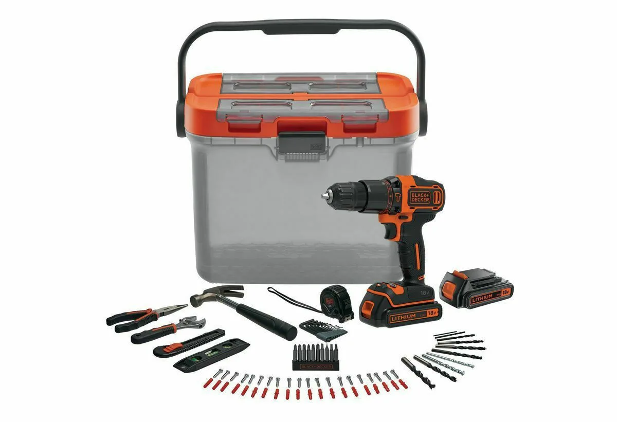 20220214130552_black_decker_bcksb04_qw_kroustiko_drapanokatsavido_mpatarias_18v_2x1_5ah.jpeg Black & Decker Κρουστικό Δραπανοκατσάβιδο Μπαταρίας 18V 2x1.5Ah BCKSB04 - Image 1