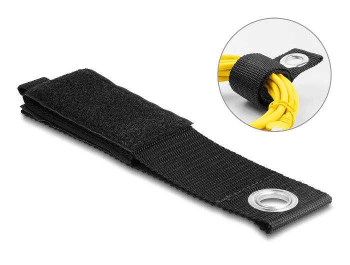 DeLock Δεματικά Καλωδίων Πλαστικά 50mm σε Μαύρο χρώμα (5τμχ) (19567) - Image 1