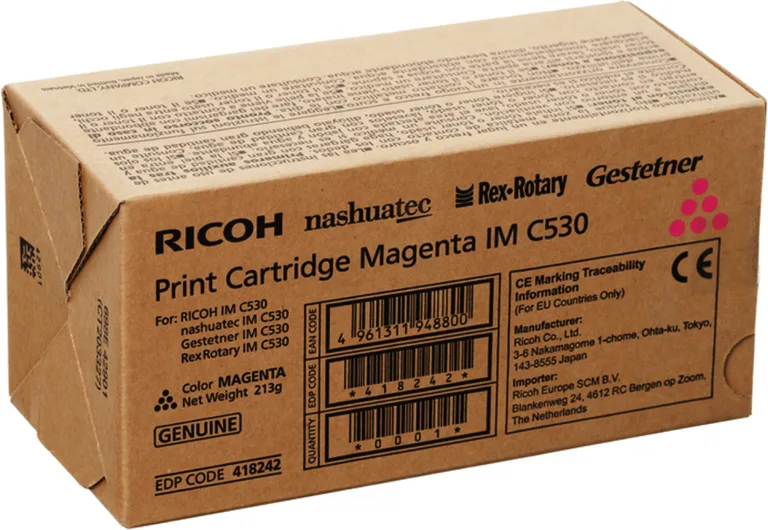 20220214165834_ricoh_im_c530_toner_matzenta_20500_selidon_418242.jpeg Ricoh IM C530 Γνήσιο Toner Laser Εκτυπωτή Ματζέντα 20500 Σελίδων - Image 1