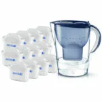 Brita Marella Κανάτα Σερβιρίσματος Πλαστική Blue με 12 Ανταλλακτικά Φίλτρα Maxtra+ 2400ml