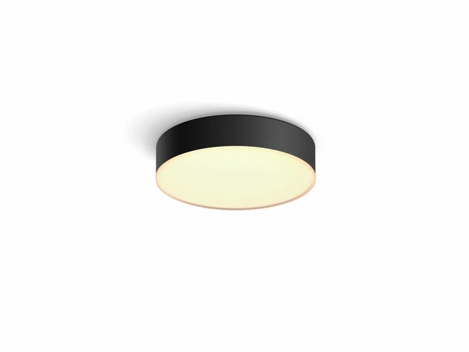 20220221152806_philips_plastiki_plafoniera_orofis_mayri_915005996501.jpeg Philips Smart Πλαφονιέρα Οροφής 26.1εκ. Μαύρη με Ενσωματωμένο LED και Τηλεχειριστήριο 915005996501 - Image 1