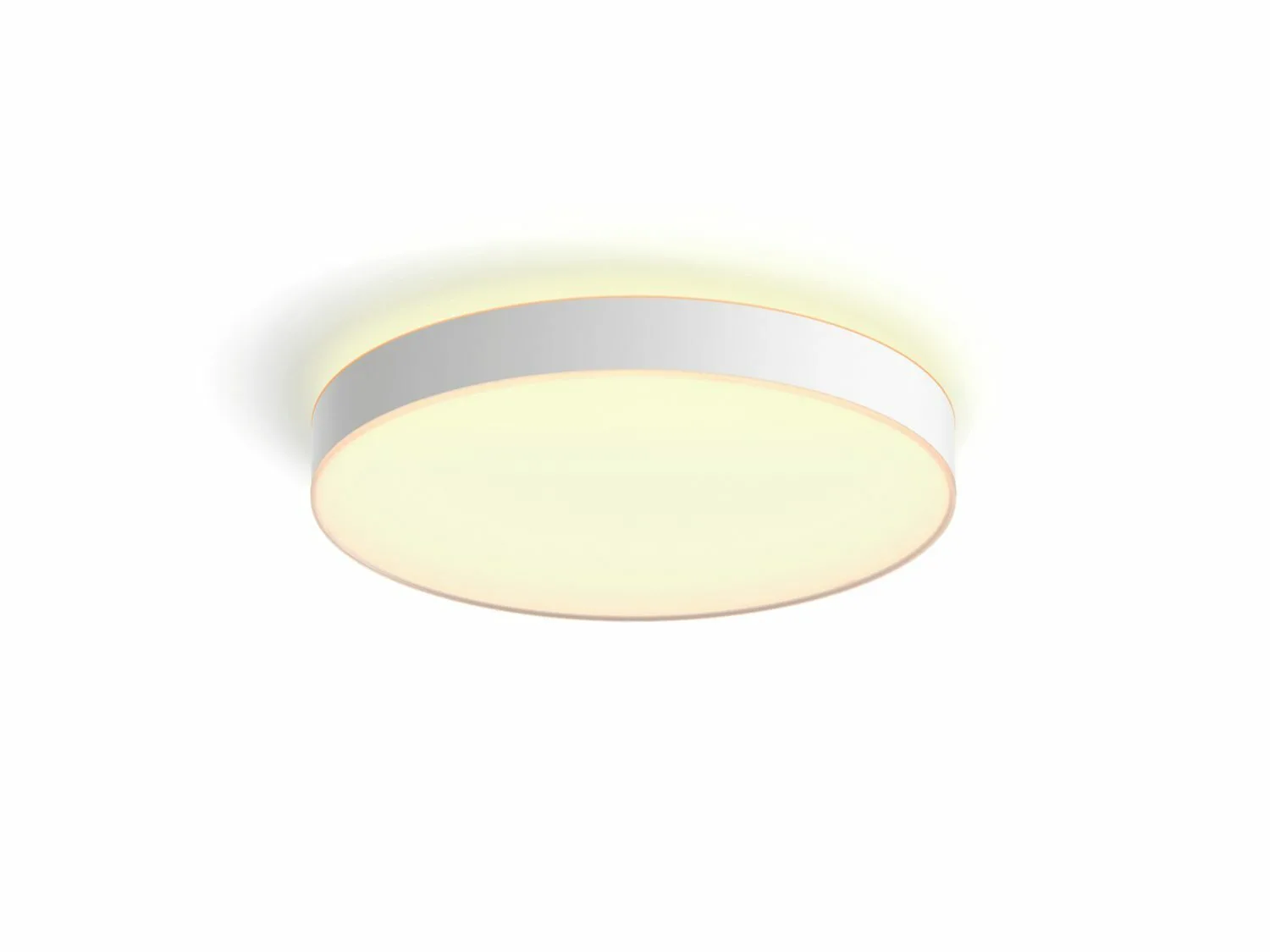 20220221153002_philips_plastiki_plafoniera_orofis_leyki_915005997001.jpeg Philips Smart Πλαφονιέρα Οροφής 55.1εκ. Λευκή με Ενσωματωμένο LED και Τηλεχειριστήριο 915005997001 - Image 1