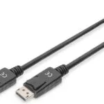 Digitus Cable DisplayPort male - DisplayPort male 15m Μαύρο (AK-340100-150-S)