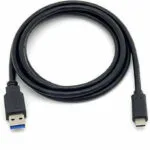 Equip Braided USB 3.2 Cable USB-C male - USB-A Μαύρο 2m 128344