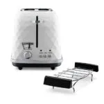 De'Longhi Brillante 2103.W CTJ 2103.W Φρυγανιέρα 2 Θέσεων 900W Λευκή
