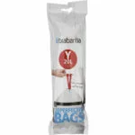 Brabantia Σακούλες Απορριμάτων Χωρητικότητας 20lt με Κορδόνι Type Y 116742 20τμχ Λευκές