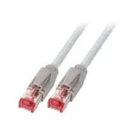 EFB S/FTP Cat.6a (Gigabit) Καλώδιο Δικτύου Ethernet 20m Γκρι K8708GR.20
