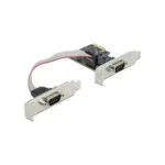 DeLock Κάρτα PCIe σε 2 θύρες RS232 DB9 Serial (90001)
