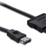 DeLock eSATA - 22-Pin SATA III Cable 50cm Μαύρο (84402)