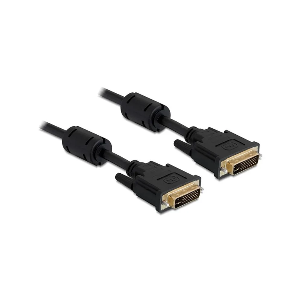 20220303124510_delock_dvi_cable_dvi_i_male_dvi_i_male_2m_83111.jpeg DeLock DVI Cable DVI-I male - DVI-I male 2m (83111) - Image 1