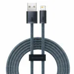 Baseus Dynamic Braided USB-A to Lightning Cable Γκρι 2m CALD000516
