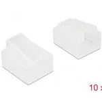 DeLock Κάλυμμα σκόνης για αρσενικό RJ45 10 τεμαχίων διαφανές