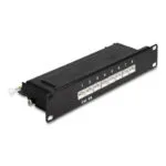 DeLock Patch Panel για Rack 1U 10" 8 Θυρών cat6a Μαύρο 66872