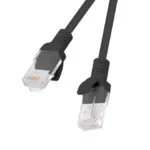 Lanberg U/UTP Cat.6 (Gigabit) Καλώδιο Δικτύου Ethernet 3m Μαύρο PCU6-10CC-0300-BK