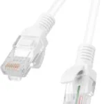 Lanberg U/UTP Cat.6 (Gigabit) Καλώδιο Δικτύου Ethernet 0.5m Λευκό PCU6-10CC-0050-W