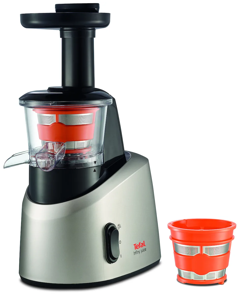 20220318142958_tefal_infiny_juice_zc255b_apochymotis_argis_synthlipsis_200w_gri.jpeg Tefal Infiny Juice ZC255B38 Αποχυμωτής Αργής Σύνθλιψης 200W Γκρι - Image 1