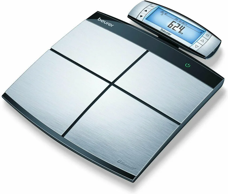 20220322165833_beurer_bf_105_bodycomplete_smart_zygaria_me_lipometriti_bluetooth_se_asimi_chroma.jpeg Beurer Smart Ζυγαριά 180kg με Λιπομετρητή & Bluetooth Ασημί 74812 - Image 1