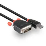 Lindy Cable DVI-D male - DisplayPort male 3m Μαύρο (41492)