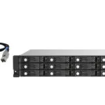 QNap TL-R1220SEP-RP Θήκη για 12 Σκληρούς Δίσκους 2.5" / 3.5" SATA III TL-R1220SEP-RP